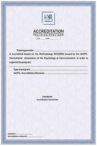 IACPS accreditation for training programs